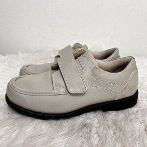 DR SCHOLLS 478-2G Mens Oxfords Beige/Tan Leather‎ Orthopedic Shoes Size 11D